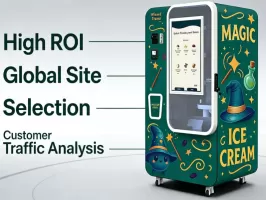 الآيس كريم روبوت آلة بيع العائد على الاستثمار: 5 سيناريوهات واقعية استنادًا إلى الموقع وحجم حركة المرور